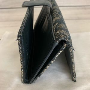 CHRISTIAN DIOR Navy Trotter Tri-Fold Wallet - Image 5