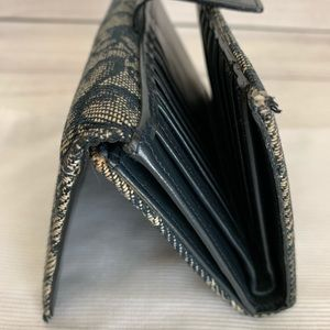 CHRISTIAN DIOR Navy Trotter Tri-Fold Wallet - Image 6