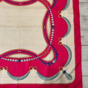 CARTIER Les Must De Pearl Silk Scarf - Image 8