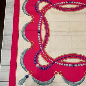 CARTIER Les Must De Pearl Silk Scarf - Image 7