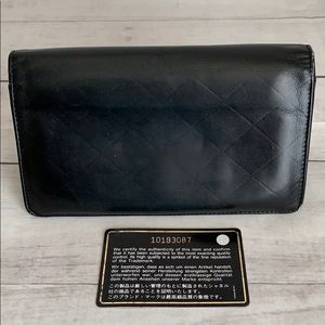 CHANEL Quilted Embossed Logo Wallet - Image 3