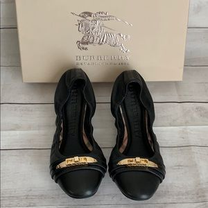 BURBERRY Ballet Flat Leather Women Shoe - Image 2