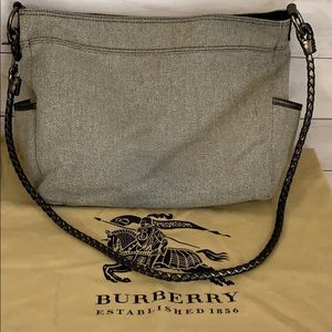 BURBERRY Black Label Shimmery Gray Sling - Image 3