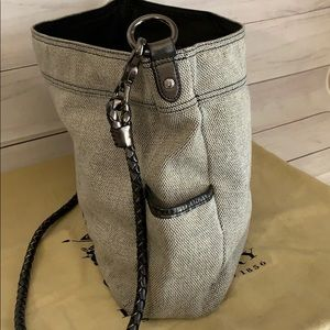 BURBERRY Black Label Shimmery Gray Sling - Image 4