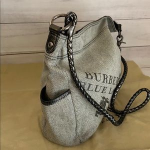 BURBERRY Black Label Shimmery Gray Sling - Image 5