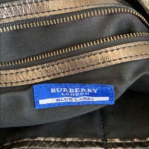 BURBERRY Black Label Shimmery Gray Sling - Image 6