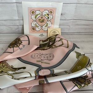 HERMÈS Springs Silk Scarf By Philippe Ledoux - Image 2