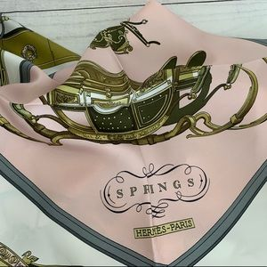 HERMÈS Springs Silk Scarf By Philippe Ledoux - Image 3