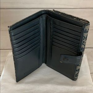 CHRISTIAN DIOR Navy Trotter Tri-Fold Wallet - Image 4