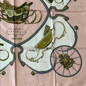 HERMÈS Springs Silk Scarf By Philippe Ledoux - Image 5