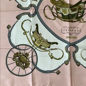 HERMÈS Springs Silk Scarf By Philippe Ledoux - Image 6