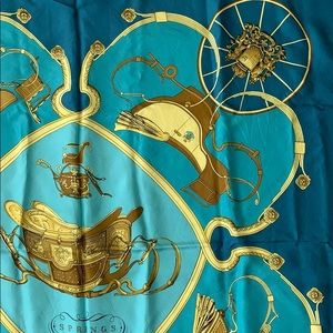 HERMÈS Spring Silk Scarf By Philippe Ledoux - Image 5