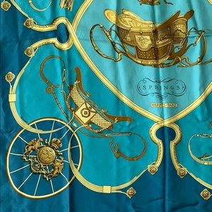 HERMÈS Spring Silk Scarf By Philippe Ledoux - Image 6