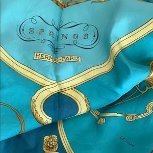 HERMÈS Spring Silk Scarf By Philippe Ledoux - Image 2
