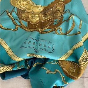HERMÈS Spring Silk Scarf By Philippe Ledoux - Image 3