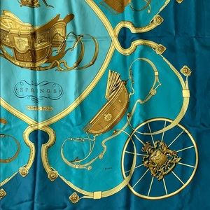 HERMÈS Spring Silk Scarf By Philippe Ledoux - Image 7