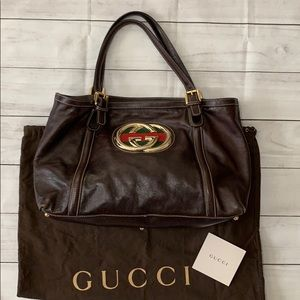 GUCCI GG Dialux Britt Tote