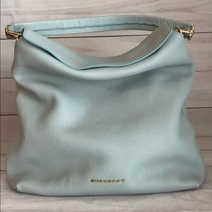 BURBERRY London Grainy Medium Cale Leather Hobo