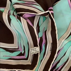 LEONARD Amaryllis Paris Silk Scarf - Image 7