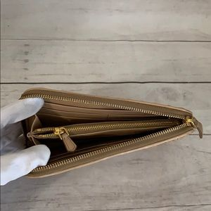 PRADA Metalic Nappa Gaufre Wallet - Image 6