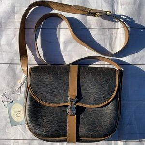 CHRISTIAN DIOR Vintage Honeycomb Crossbody