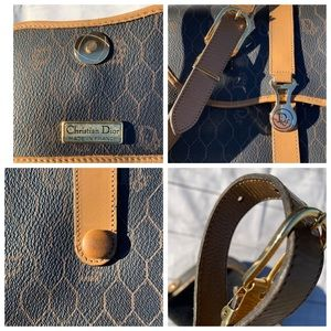 CHRISTIAN DIOR Vintage Honeycomb Crossbody - Image 8