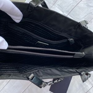 PRADA Chain Link Tessuto Shoulder Bag - Image 4