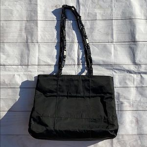 PRADA Chain Link Tessuto Shoulder Bag