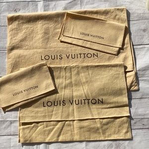 LOUIS VUITTON Dust Bags **BUNDLE SET OF 4