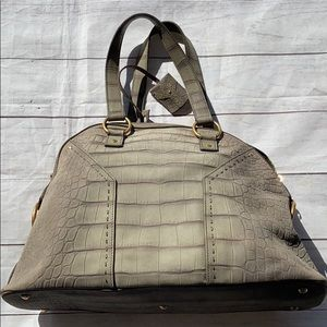 YVES SAINT LAURENT Crocodile Embossed Muse Bag - Image 2