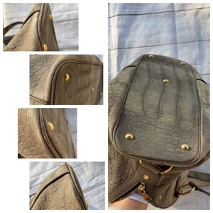 YVES SAINT LAURENT Crocodile Embossed Muse Bag - Image 5