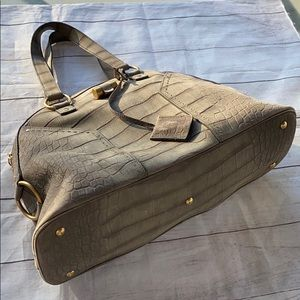 YVES SAINT LAURENT Crocodile Embossed Muse Bag - Image 3