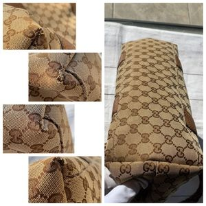 GUCCI Large GG Canvas Bamboo Bar Bag - Image 5