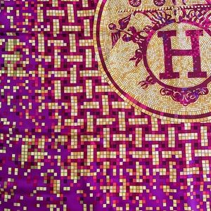 HERMÈS Mosaique Au 24 Silk Scarf - Image 4