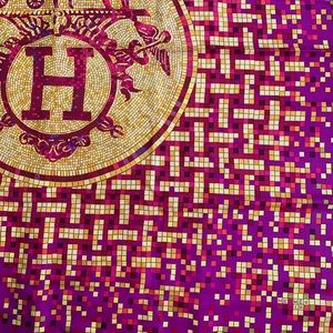 HERMÈS Mosaique Au 24 Silk Scarf - Image 5