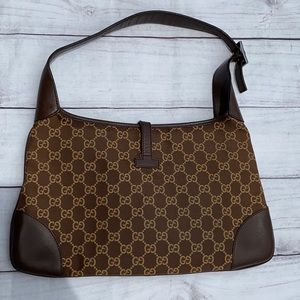 GUCCI GG Canvas Jackie Shoulder Bag - Image 2