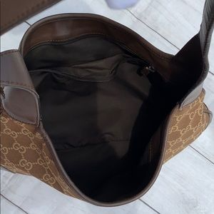 GUCCI GG Canvas Jackie Shoulder Bag - Image 6