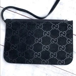 GUCCI GG Suede Bucket Leather Bag - Image 8