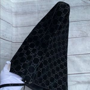 GUCCI GG Suede Bucket Leather Bag - Image 9