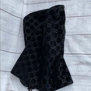 GUCCI GG Suede Bucket Leather Bag - Image 10