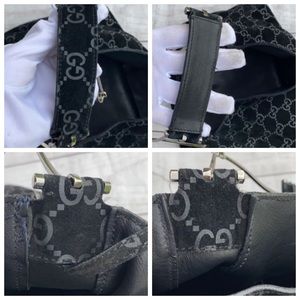 GUCCI GG Suede Bucket Leather Bag - Image 14