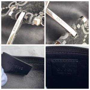 GUCCI GG Suede Bucket Leather Bag - Image 15