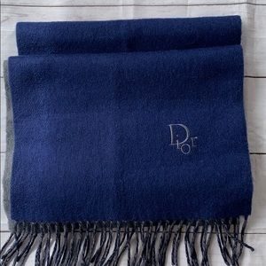 CHRISTIAN DIOR Wool Fringe Scarf - Image 3