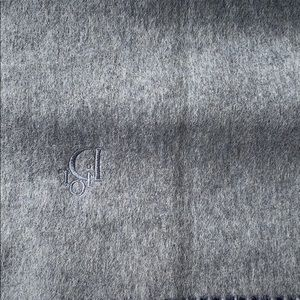 CHRISTIAN DIOR Wool Fringe Scarf - Image 6