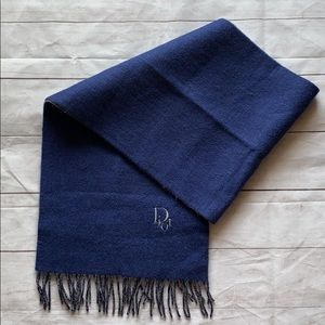 CHRISTIAN DIOR Wool Fringe Scarf - Image 7