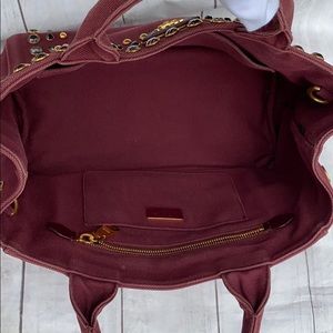 PRADA Studded Canapa 2 Way Bag - Image 6