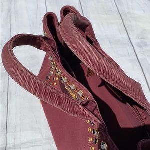 PRADA Studded Canapa 2 Way Bag - Image 9