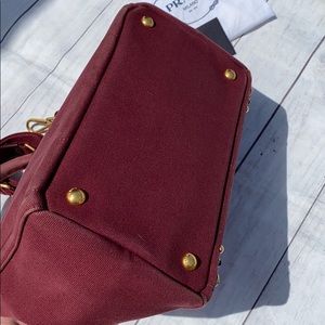 PRADA Studded Canapa 2 Way Bag - Image 10