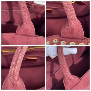 PRADA Studded Canapa 2 Way Bag - Image 14