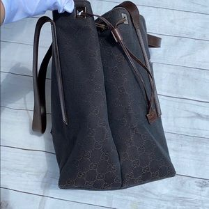 GUCCI Canvas Drawstring BIG Tote Bag - Image 9
